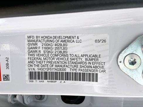New 2026 Honda Accord Sport image 21