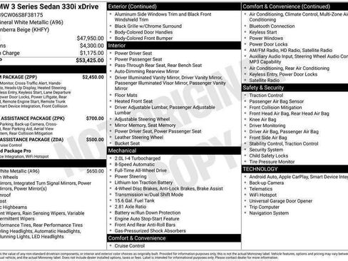 Certified 2025 BMW 330i xDrive Sedan w/ Premium Package image 77