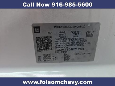 Used 2019 Chevrolet Silverado 1500 LT Trail Boss image 37