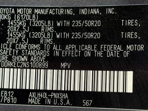 Used 2022 Toyota Sienna XSE w/ XSE Plus Package FWD image 36