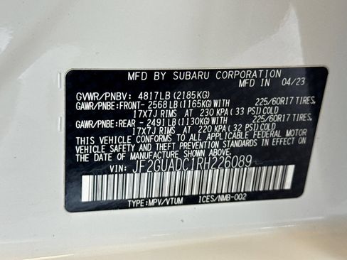 Used 2024 Subaru Crosstrek 2.0i Premium AWD/4WD image 27