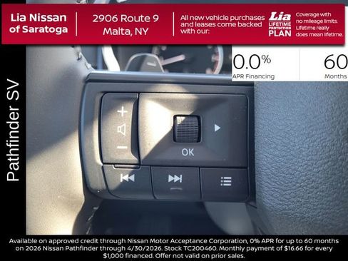 New 2026 Nissan Pathfinder SV AWD/4WD image 17