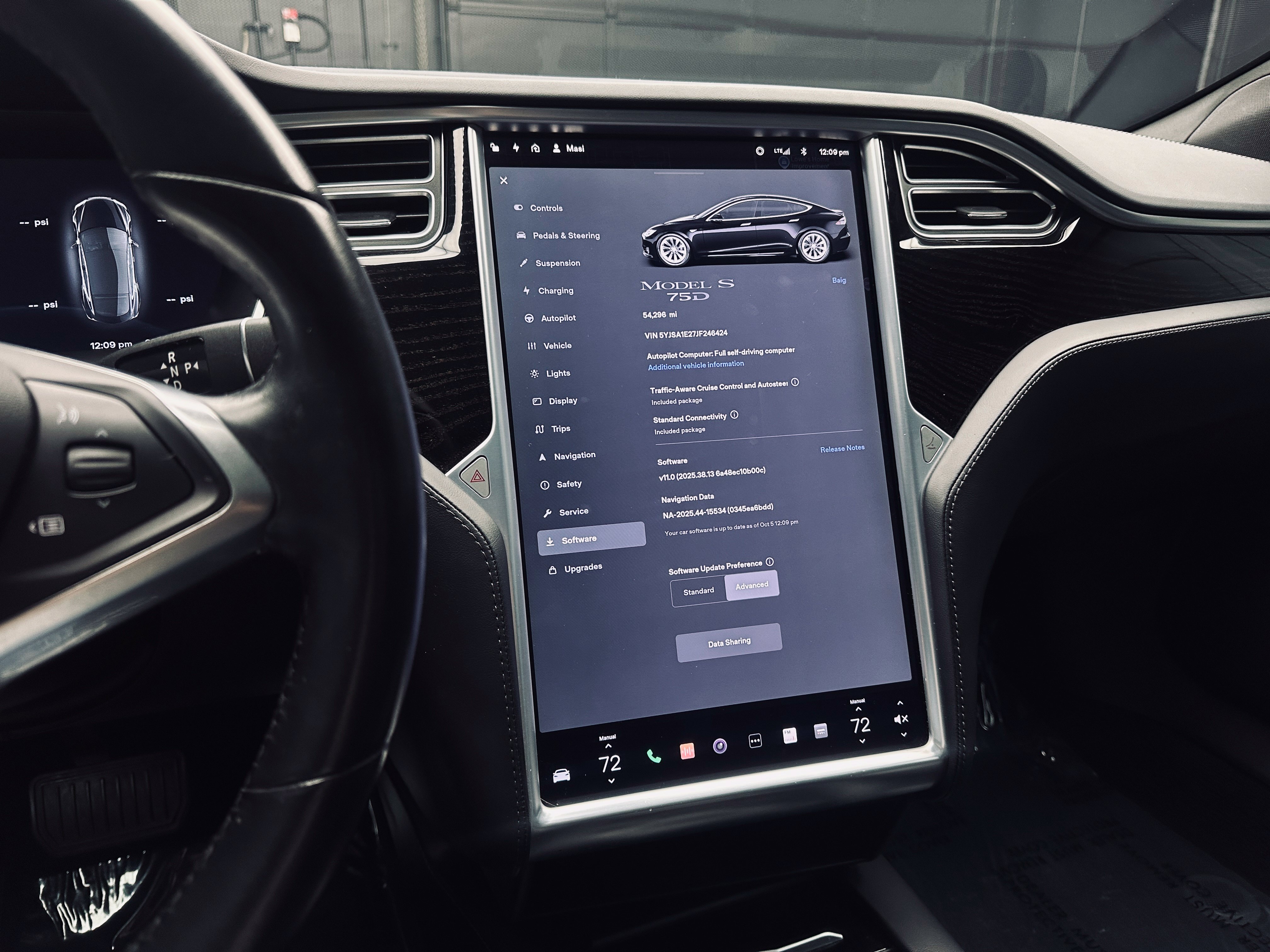 Used 2018 Tesla Model S 75D AWD/4WD image 2