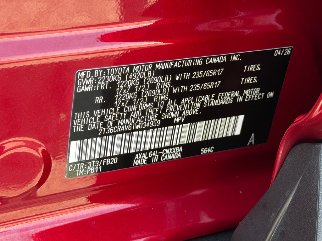 Used 2026 Toyota RAV4 LE AWD/4WD image 14
