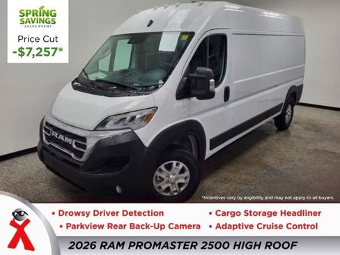 New 2026 RAM ProMaster 2500 w/ Quick Order Package 22G SLT image 1
