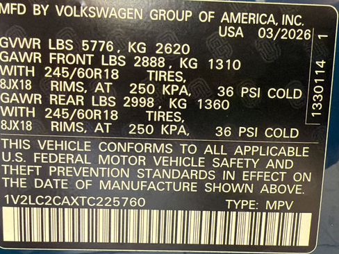 New 2026 Volkswagen Atlas Cross Sport SE AWD/4WD image 18