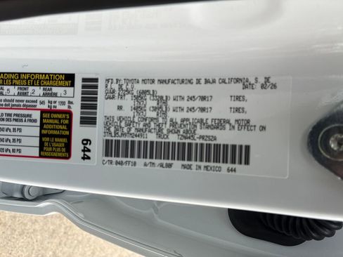 New 2026 Toyota Tacoma SR5 AWD/4WD image 48