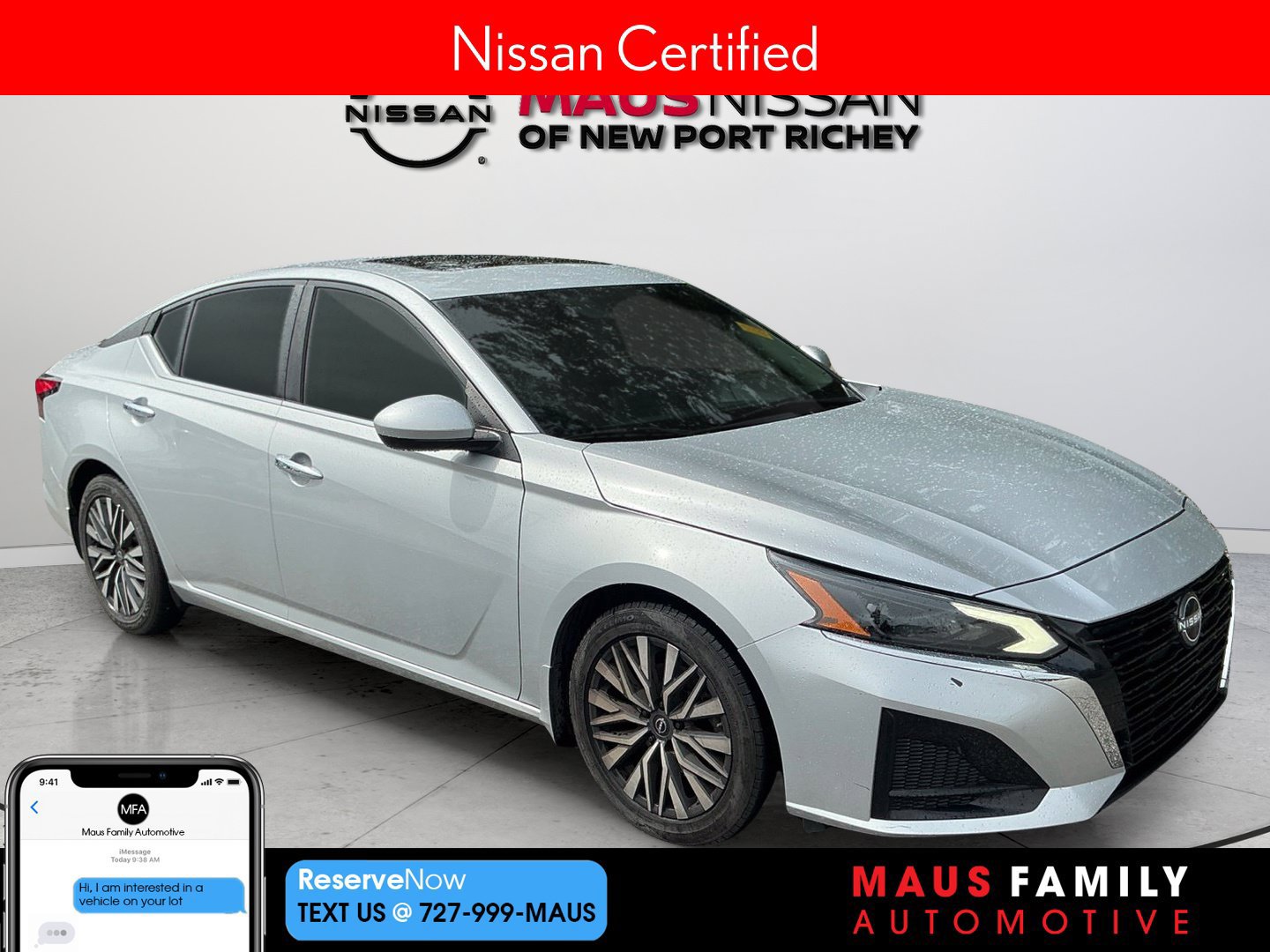 Certified 2023 Nissan Altima 2.5 SV w/ SV Premium Package FWD image 1