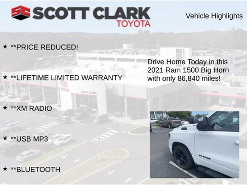 Used 2021 RAM 1500 Big Horn AWD/4WD image 13