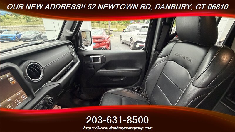 Used 2021 Jeep Wrangler Unlimited Sahara w/ Cold Weather Group AWD/4WD image 14