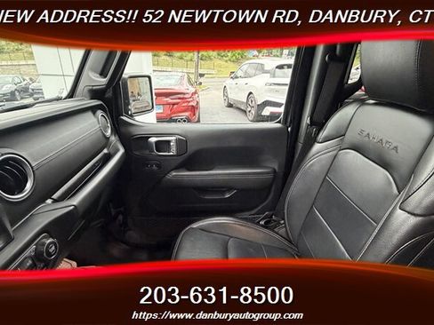 Used 2021 Jeep Wrangler Unlimited Sahara w/ Cold Weather Group AWD/4WD image 14
