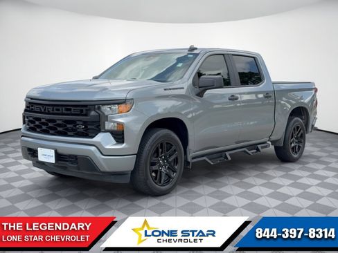 Used 2024 Chevrolet Silverado 1500 Custom w/ LPO, Dark Essentials Package RWD image 1