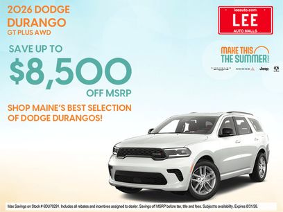 New 2026 Dodge Durango GT w/ Blacktop Package