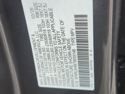 New 2026 Honda Odyssey EX-L image 18