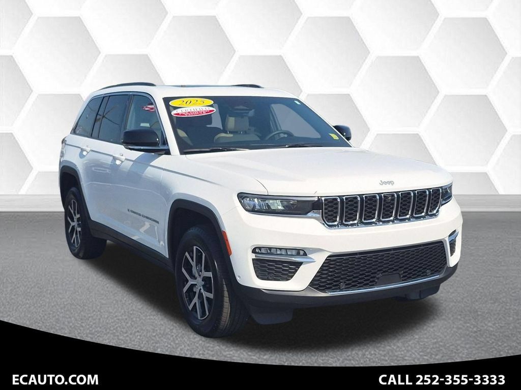 Certified 2025 Jeep Grand Cherokee Limited w/ Luxury Tech Group II AWD/4WD image 1