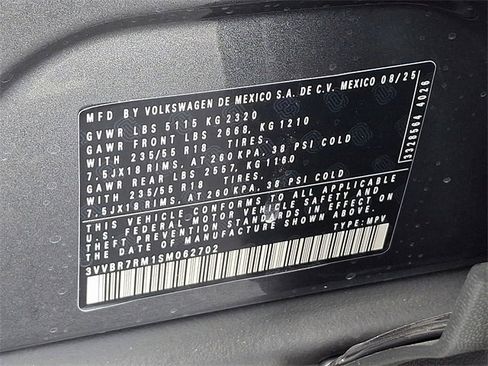 New 2025 Volkswagen Tiguan S image 19