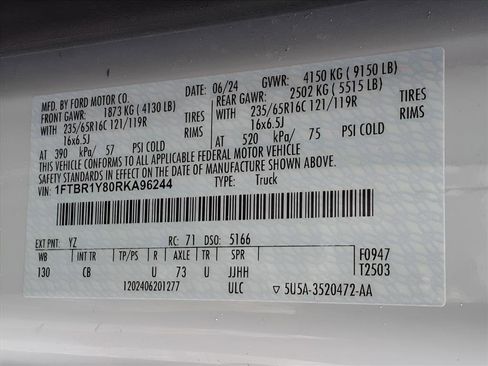 Used 2024 Ford Transit 250 Low Roof w/ Exterior Upgrade Package image 26