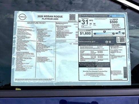 New 2026 Nissan Rogue Platinum w/ Platinum Premium Package image 13