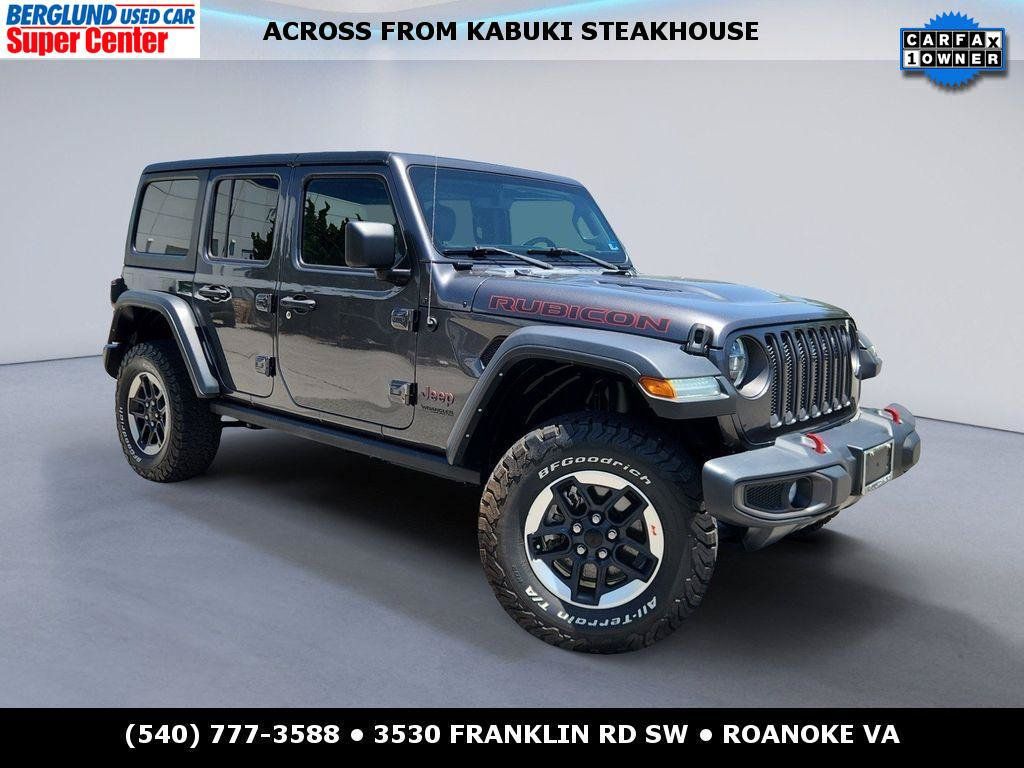 Used 2022 Jeep Wrangler Unlimited Rubicon w/ LED Lighting Group AWD/4WD image 1