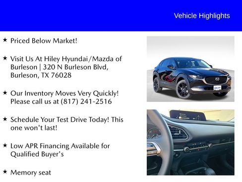 New 2026 MAZDA CX-30 AWD 2.5 S w/ Select Sport Pkg image 9