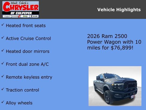 New 2026 RAM 2500 Power Wagon AWD/4WD image 7
