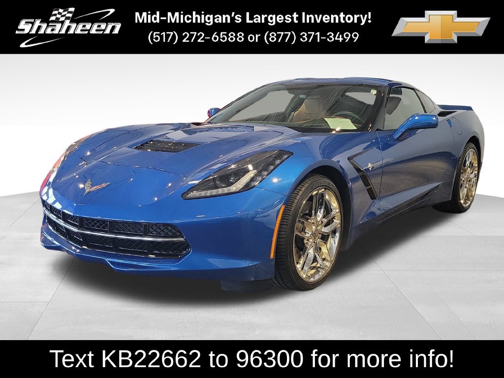 Used 2015 Chevrolet Corvette Stingray Coupe w/ 3LT Preferred Equipment Group RWD image 1
