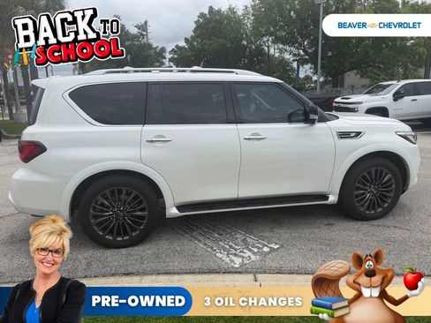 Used 2022 INFINITI QX80 Premium Select w/ Cargo Package RWD image 3
