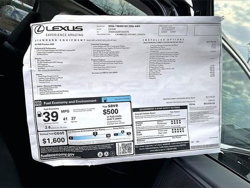 New 2026 Lexus NX 350h 350h Premium image 14