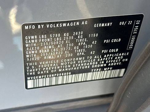 Used 2022 Volkswagen ID.4 Pro S w/ Gradient Package RWD image 30