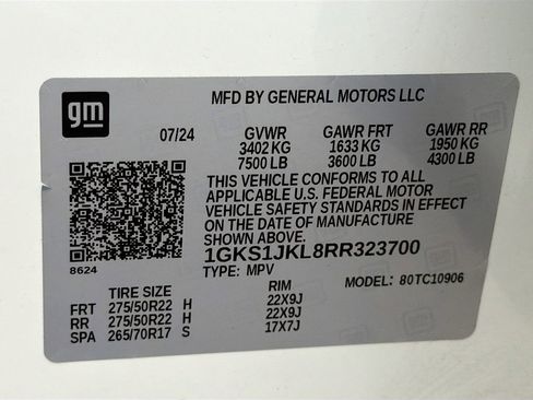 Used 2024 GMC Yukon XL Denali w/ Advanced Technology Package RWD image 43