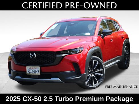 Certified 2025 MAZDA CX-50 AWD 2.5 Turbo w/ Accent Package image 1