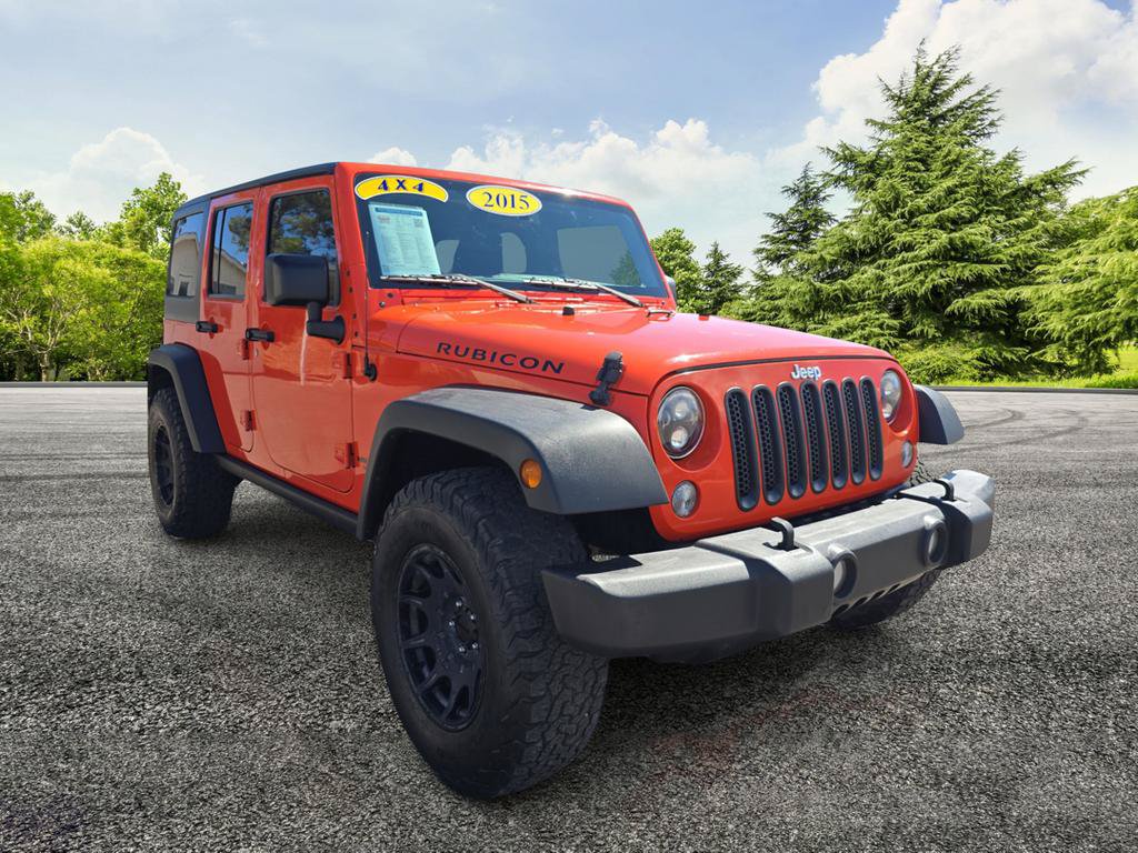 Used 2015 Jeep Wrangler Unlimited Rubicon w/ Connectivity Group AWD/4WD image 1