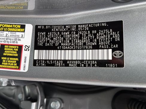 New 2026 Toyota Camry SE FWD image 34