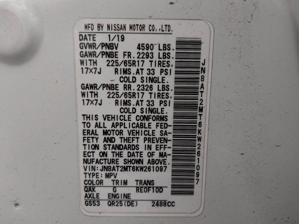 Used 2019 Nissan Rogue SV FWD image 33