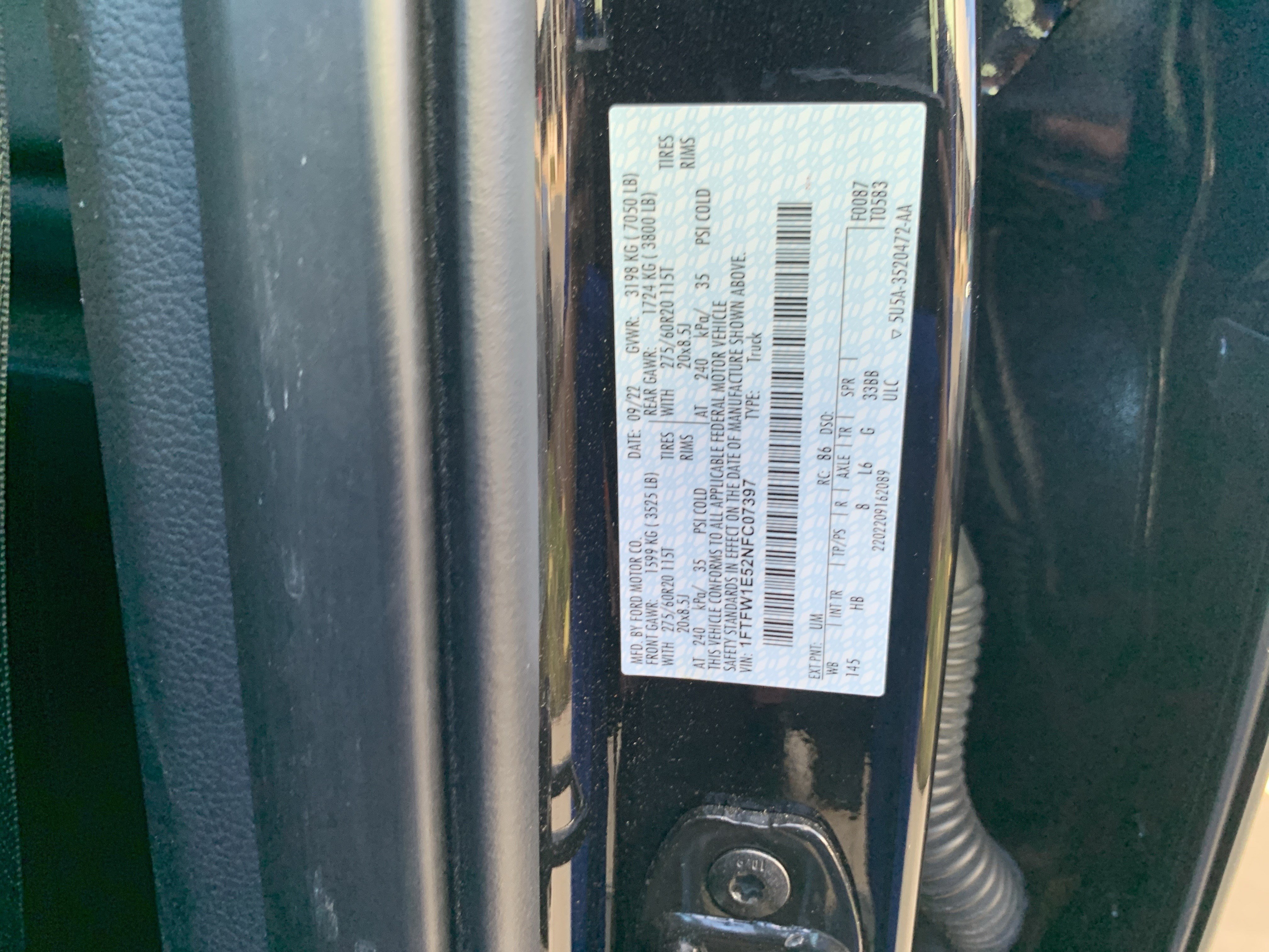 Used 2022 Ford F150 Lariat w/ Equipment Group 502A High AWD/4WD image 36