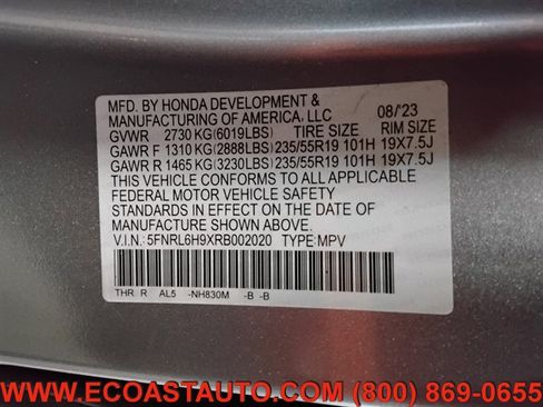 Used 2024 Honda Odyssey Elite image 16