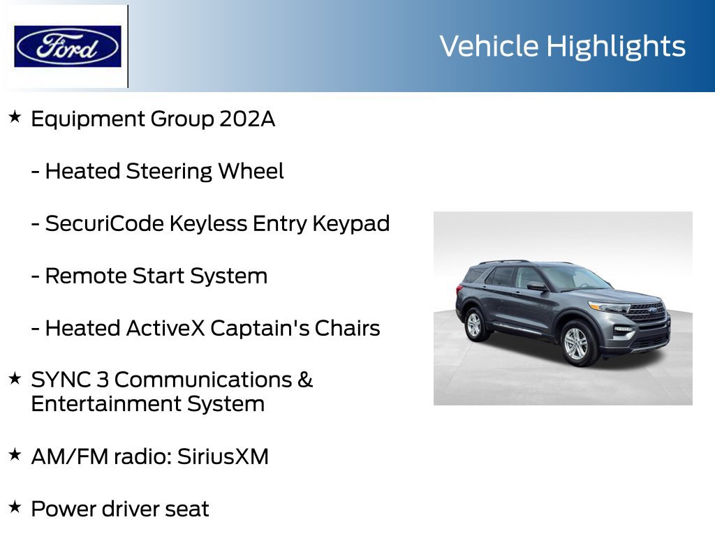 Certified 2023 Ford Explorer XLT w/ Equipment Group 202A AWD/4WD image 19