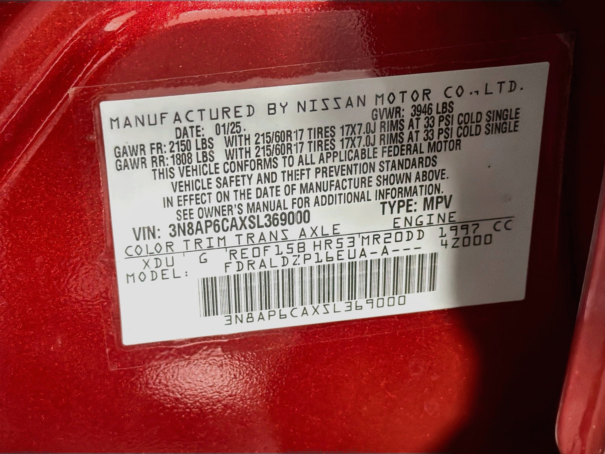 Used 2025 Nissan Kicks SV w/ Illumination Package FWD image 12