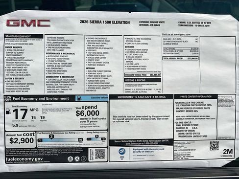 New 2026 GMC Sierra 1500 Elevation image 21