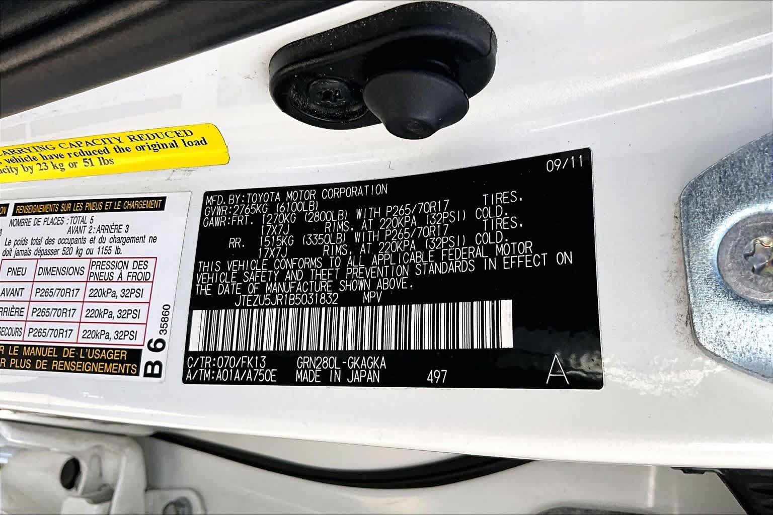 Used 2011 Toyota 4Runner SR5 RWD image 33