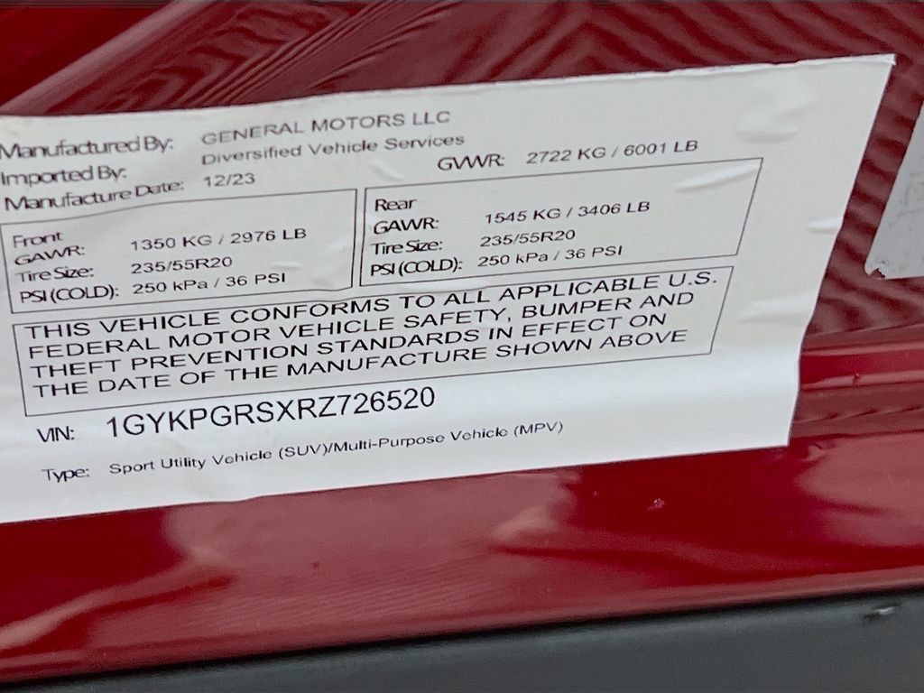 Used 2024 Cadillac XT6 Sport w/ LPO, Onyx Lite Package AWD/4WD image 34