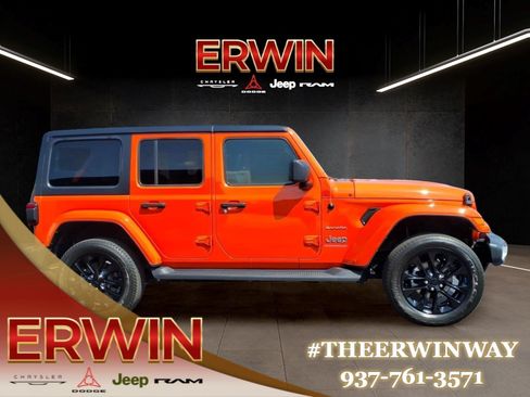 Certified 2023 Jeep Wrangler Unlimited Sahara w/ Cold Weather Group AWD/4WD image 8