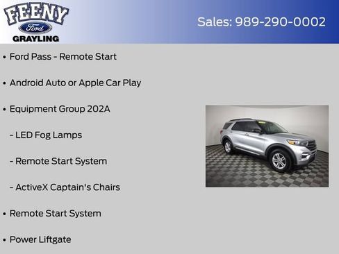 Certified 2020 Ford Explorer XLT w/ Equipment Group 202A AWD/4WD image 8
