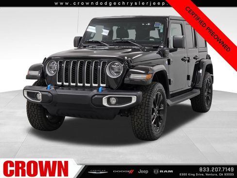 Certified 2022 Jeep Wrangler Unlimited Sahara w/ Safety Group AWD/4WD image 3