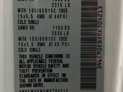 Used 2021 Nissan NV200 SV w/ Sliding Door Glass Package image 27