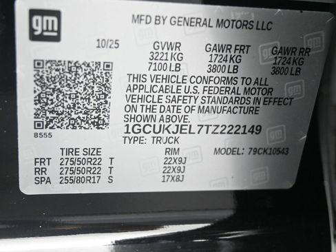 Used 2026 Chevrolet Silverado 1500 High Country AWD/4WD image 12