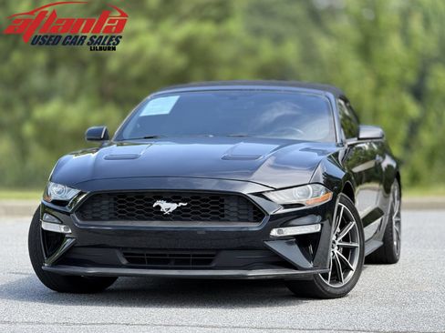 Used 2018 Ford Mustang Convertible w/ Wheel & Stripe Package RWD image 1