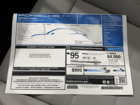 New 2026 Porsche Macan 4 Electric image 57