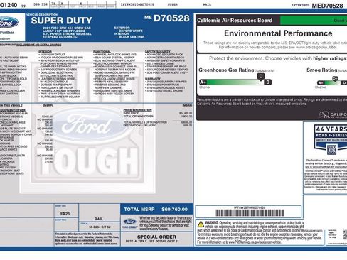 Used 2021 Ford F350 Lariat w/ Lariat Value Package AWD/4WD image 1