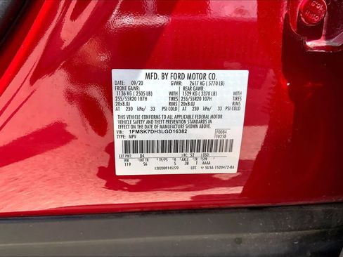 Used 2020 Ford Explorer XLT w/ Equipment Group 202A RWD image 34